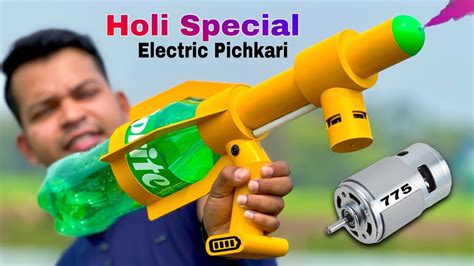 how to make pichkari|How To Make Electric Holi Pichkari At Home .